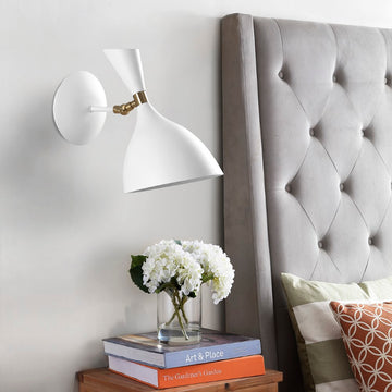 Josef 10" Iron Retro LED Wall Sconce - JONATHAN Y